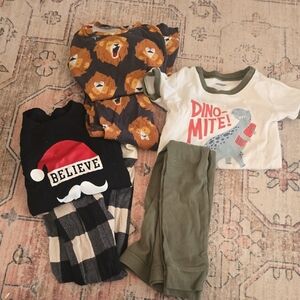 Toddler Boy 5T Snug Fit Pajamas BUNDLE